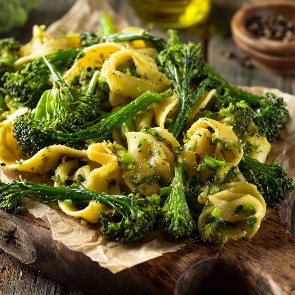 Reisnudeln mit Brokkoli