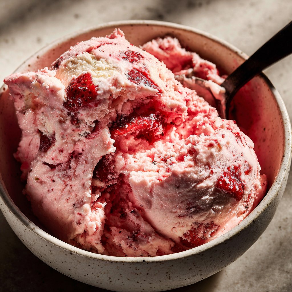 Eis Selber Machen Mit Erdbeeren