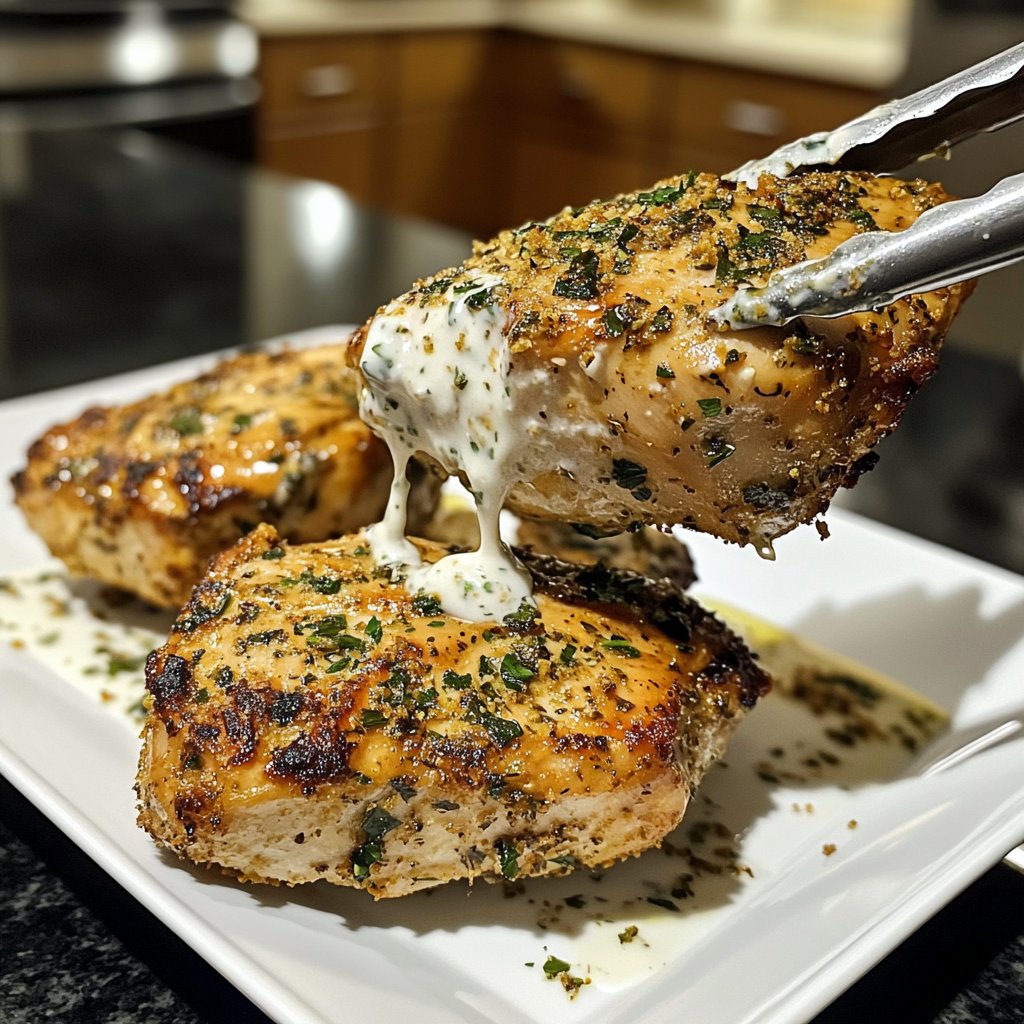 Hähnchenbrust in Joghurt Marinade