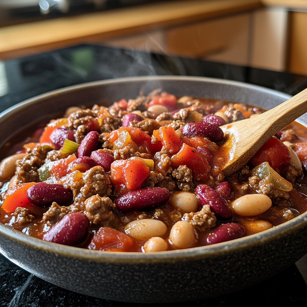 Chili sin Carne mit Bohnen