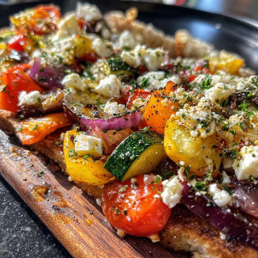 Gesund & Leicht Mediterrane Gemüsepfanne mit Feta