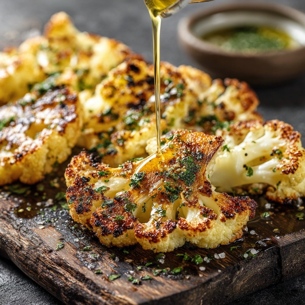 Blumenkohl Steak Aus Dem Ofen