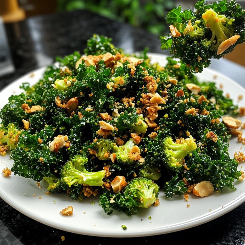 Brokkoli-Grünkohl-Salat