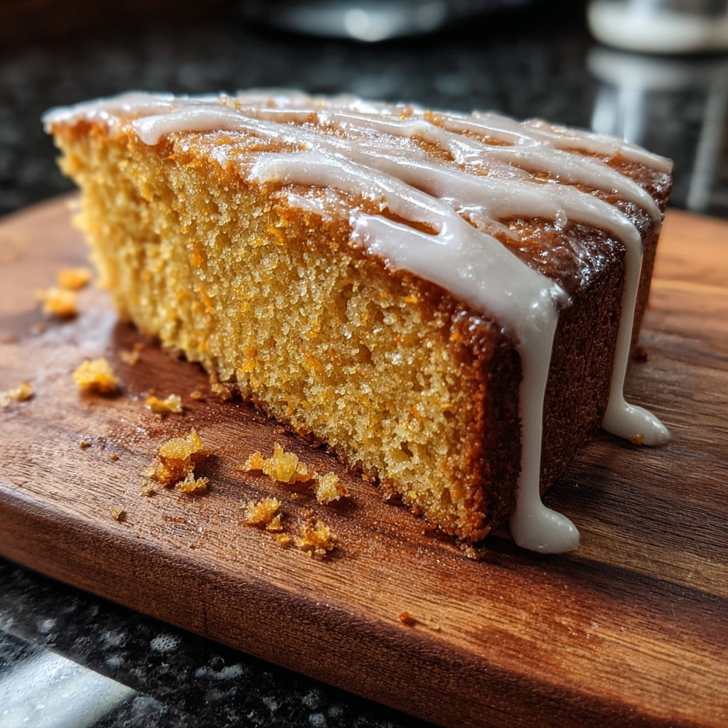 Karottenkuchen Mit Zitronen Glasur